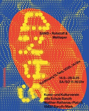 Plakat Ausstellung Sand