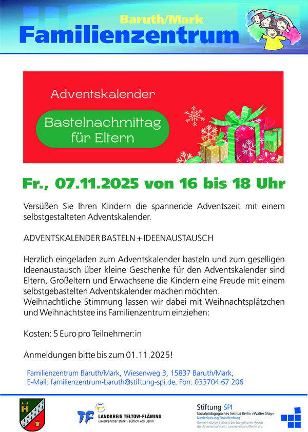 Bild vergrößern: Bastelnachmittag