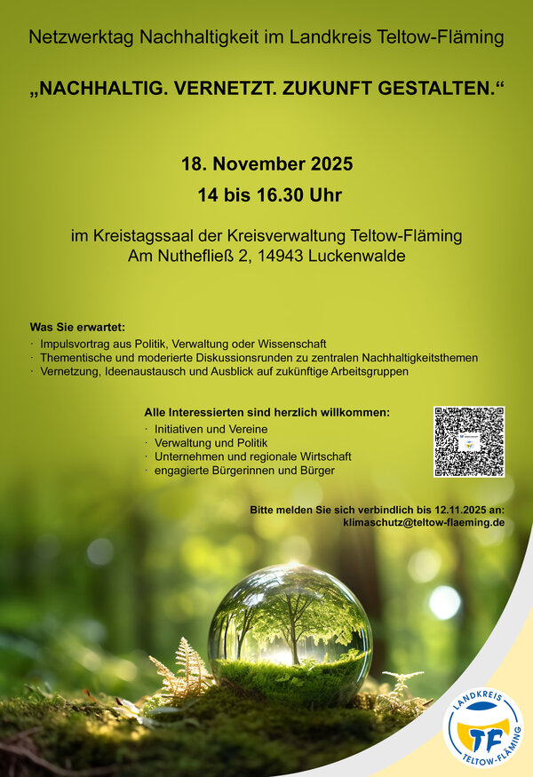 Plakat Nachhaltigkeitsnetzwerk