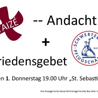 Plakat Entwurf Taize 2