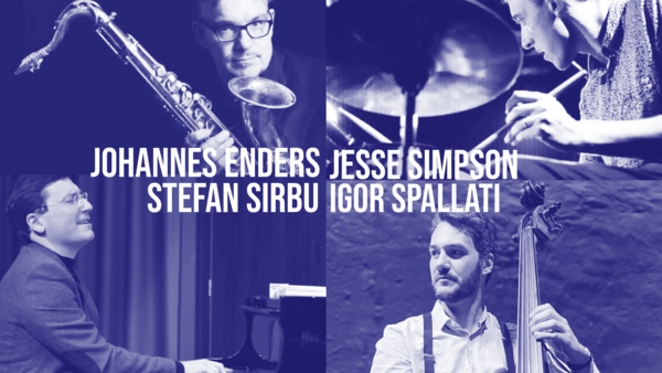 Bild vergr&ouml;&szlig;ern: Das Jazzquartett Johannes Enders - Stefan Sirbu - Jesse Simpson - Igor Spallati