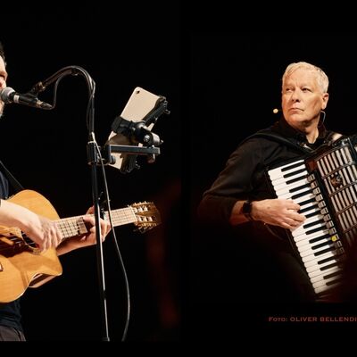 Tobi Stock und Manfred Pankow auf der Bühne