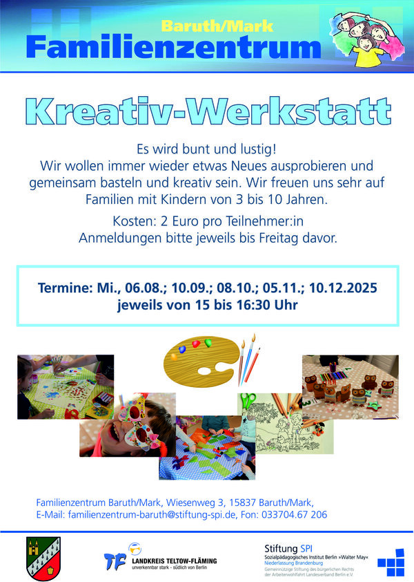 Bild vergrößern: Kreativ-Werkstatt
