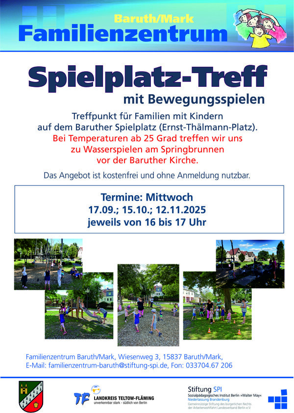 Bild vergrößern: Spielplatz-Treff